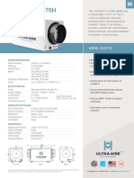 Ultra Aire 70H Spec Sheet