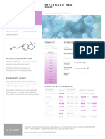 Hivernal® Neo: Tenacity Physico-Chemical Properties