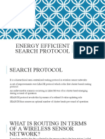 Energy Efficient Search Protocol: By: Utsav Kakkad, 17MIT0001