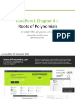 Corepure1 Chapter 4::: Roots of Polynomials