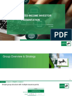 Fixed Income Investor Presentation