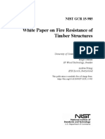 White Paper On Fire Resistance of Timber Structures