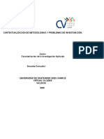 INFORME - Contextualizacion de Metodologia y Problema de Investigacion en El Contexto de La MTDAE