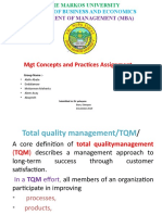 MGT Concepts and Practices Assignment: Department of Management (Mba)