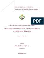 Calidad Ambiental Electromagnetica en Los Espacios Habitados