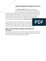 Step by Step Fashion Design Development Process