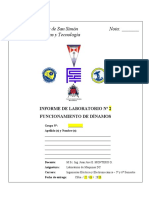 2-1 - Lab Maquinas DC - Informe - Funcionamiento de Dinamos