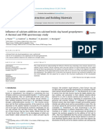 Influence of Calcium Addition On Calcined Brick Clay Based Geopolymers