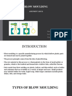 Blow Moulding: Assignment 2 (Ms Ii)