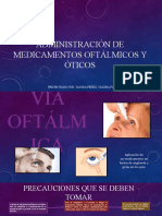 Administración de Medicamentos Oftálmicos y Óticos