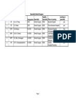 Specialist Doctors PDF