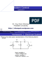 Modern Control: Dr.-Ing. Erwin Sitompul President University