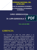 GERENCIA SOCIAL 2020-I - Semana 2