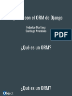 Jugando Con El ORM de Django - PyConAr