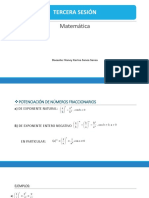 Tercera Sesion de Matematica