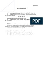 Examen Corrigé Thermodynamique USTHB 2012