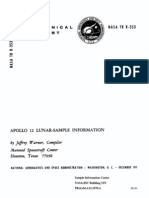 Apollo 12 Lunar Sample Information