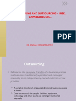 L5 Offshoring and Outsourcing - Risk, Capabilities Etc