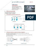 Les Images Formees Par Une Lentille Mince Convergente Cours 1 1