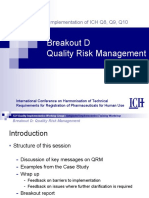 06 Breakout D-Quality Risk Management-Key Messages