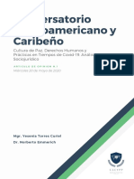 Artículo de Opinión #1. Ponencias Sobre Cultura de Paz.