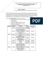 Agenda de Trabajo Fundamentos de La SST