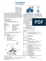 Model ZW209: Pressure Reducing Valve