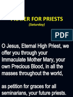 Prayer For Priests: (Saturday)