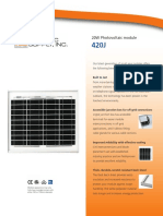 20W Photovoltaic Module: Built To Last