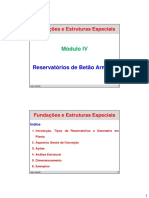 Aulas 23-30 - Modulo 4-Reservatórios de Betão Armado