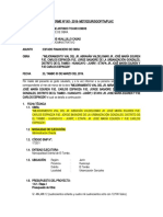 Informe N°01 - Informe Financiero de Obra