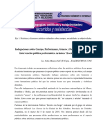 Articulo Cuerpo-Genero Sobre La Intervencion Escritos Con Fuego PDF