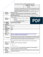 Daily Lesson Log of Stem - Pc11Ag-If-G-1 (Week Six-Seven-Day Four)