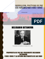 Expansión Guerrillera, Políticas de Paz y Eclosión