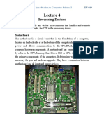 Processing Devices: Motherboard