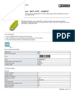 Mini Ground Terminal Block - MUT 4-PE - 3248037: Key Commercial Data