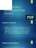 Clase I Perforación y Tronadura II Rajo Abierto PDF