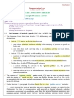 PDF Transportation Law PeterPandaNotes 2020 Atty. Padilla Course Outline PDF