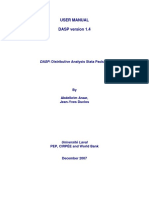 User Manual DASP Version 1.4: DASP: Distributive Analysis Stata Package