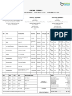 TAX Invoice: Order Details