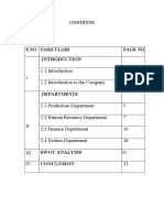 I 1 1.2 Introduction To The Company 3