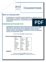 Hatisa Onjunction: Ubordinating Onjunctions