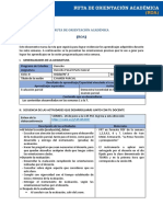 Ruta de Orientación Académica