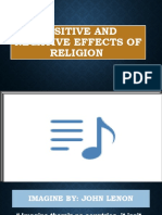 Positive and Negative Effects of Religion