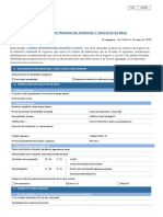 Formulario de Admisión y Solicitud Beca 2020 Higiene Industrial