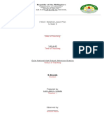 A Semi Detailed Lesson Plan On Domain and Range