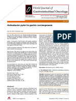 Helicobacter Pylori: in Gastric Carcinogenesis