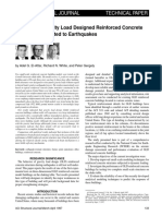 Behavior of Gravity Load Designed Reinforced Concrete Buildings Subjected To Earthquakes