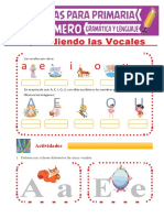 Aprendiendo Las Vocales para Primer Grado de Primaria