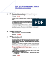 RUB MT 103/202: S.W.I.F.T. Payment Orders Filling-In Rules (Banks Non-Residents)